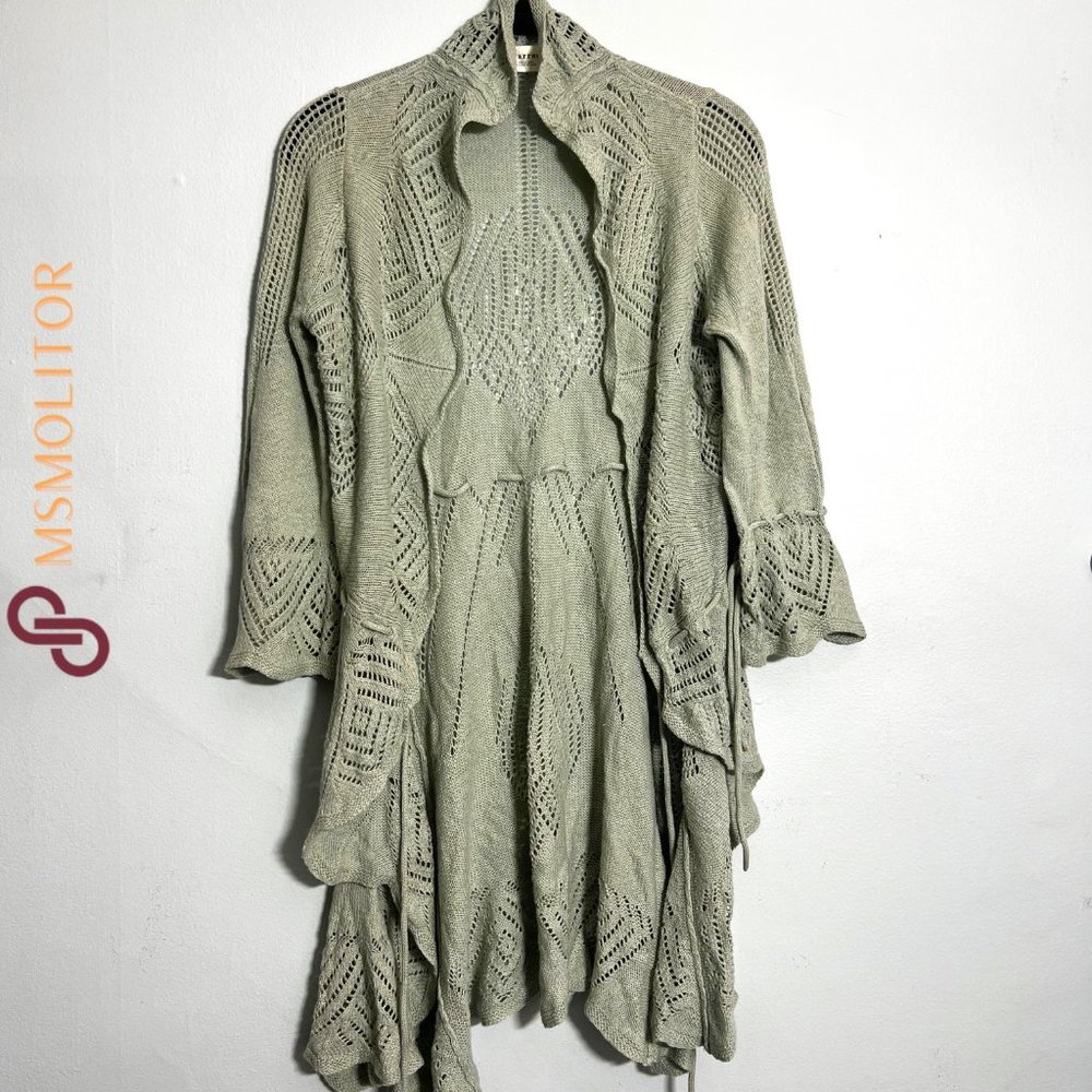 Sparrow Mint Green Long Cardigan Knitwear